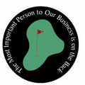 Golf Course Photo Hand Mirror (2.5" Diameter)